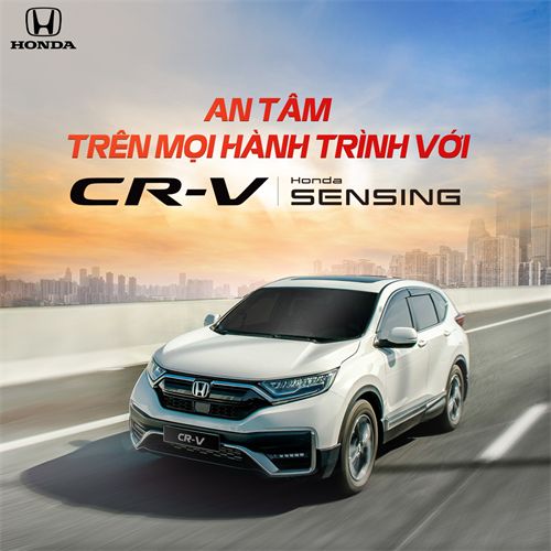 An tâm trên mọi hành trình với CR-V và Honda SENSING