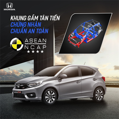 Honda Brio Khung gầm tân tiến - chứng nhận chuẩn an toàn