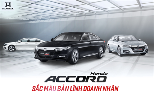 Honda Accord sắc màu bản lĩnh doanh nhân