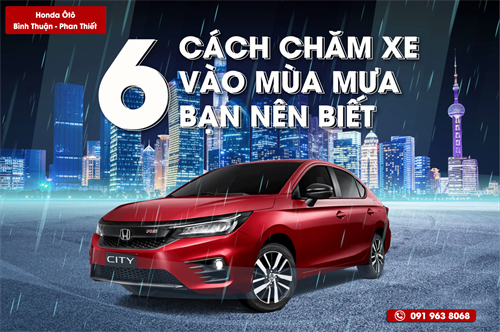 Mách bạn 6 cách chăm xe cực chuẩn vào mùa mưa