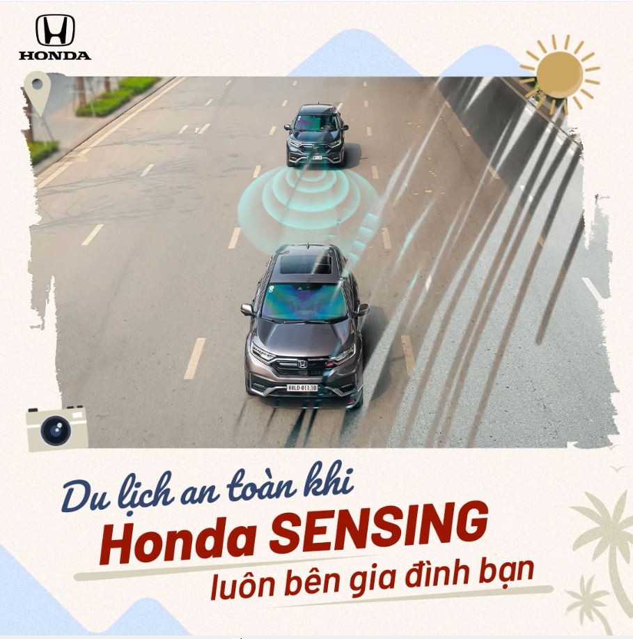 Honda CR-V du lịch an toàn cùng bên gia đình bạn